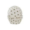 Caissette cupcake etoile dorée x50 - House of Marie