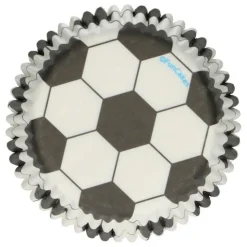Caissette cupcake football x48 - Funcakes