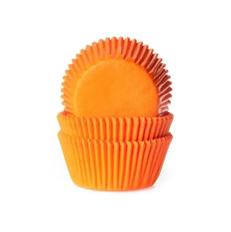 Caissette cupcake orange x50 - House of Marie