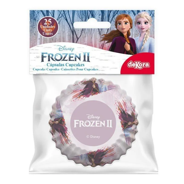 Caissette cupcake Reine des neiges 2 x25 - DeKora
