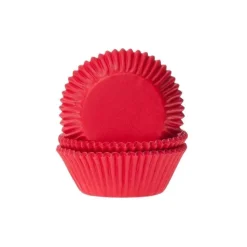 Caissette cupcake Rouge x50 - House of Marie