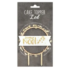 Cake Topper LED Joyeux Noël - ScrapCooking