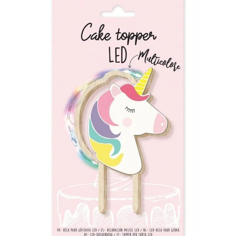 Cake Topper LED Licorne - ScrapCooking