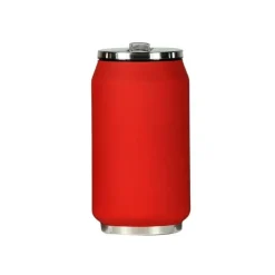 Canette isotherme soft touch rouge 280ml - Yoko Design