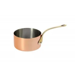 Casserole cuivre inox queue laiton 16cm De Buyer