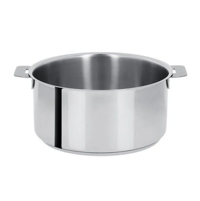 Casserole inox Mutine 20cm manche amovible - Cristel