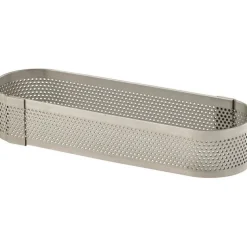 Cercle Oblong perforé inox 13x4cm H2cm - Mallard Ferrière