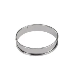 Cercle à tarte avec bords roulés 9 cm (x4) - Gobel