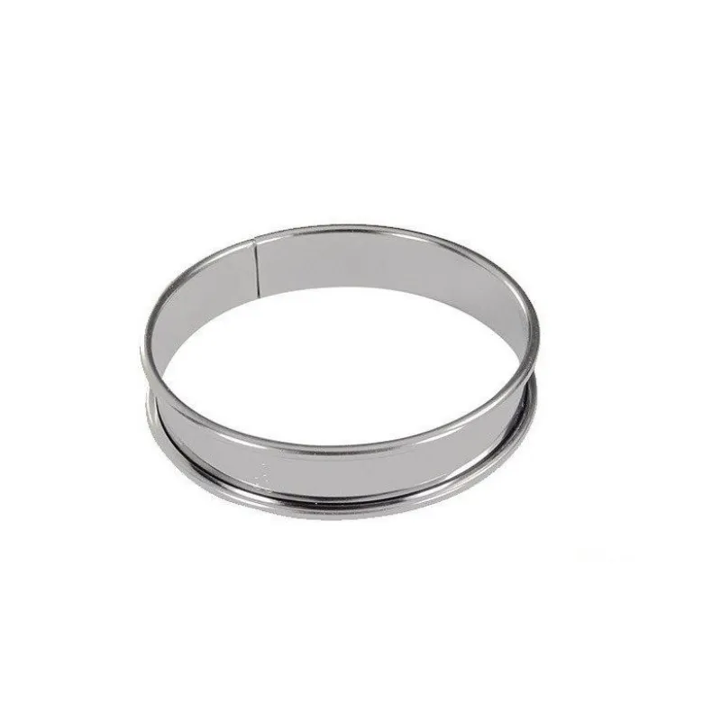 Cercle à tarte avec bords roulés 9 cm (x4) - Gobel