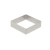 Cercle à tarte carré perforé 15cm Valrhona - De Buyer