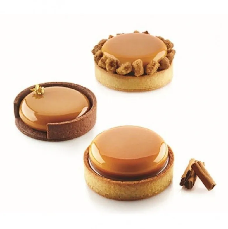 Cercle à tarte 8cm - Silikomart Professional