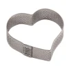 Cercle à tarte coeur micro-perforé - Pavoni Italia