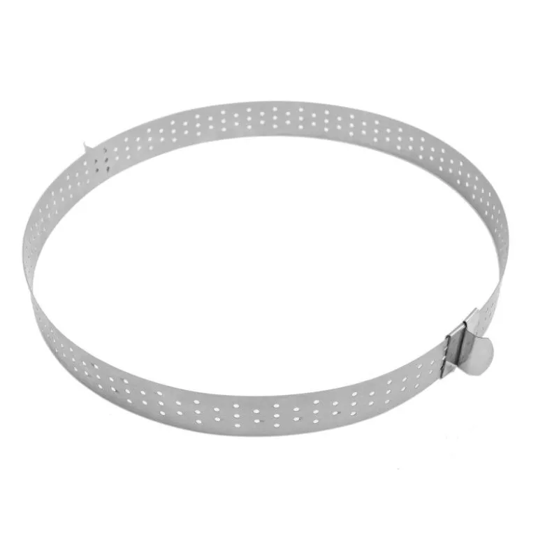 Cercle à tarte extensible perforé - Scrapcooking
