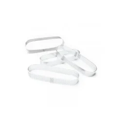 Cercle à tarte ovale 15cm x4 - ScrapCooking