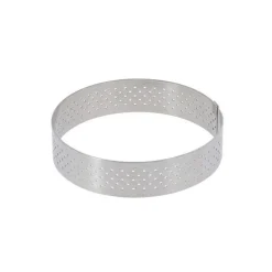 Cercle à tarte perforé rond 24,5cm - De Buyer