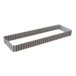 Cercle à tarte rectangle perforé 35cm H3cm - De Buyer