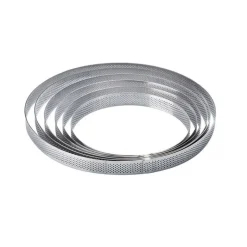 Cercle à tarte rond micro-perforé 15cm - Pavoni Italia