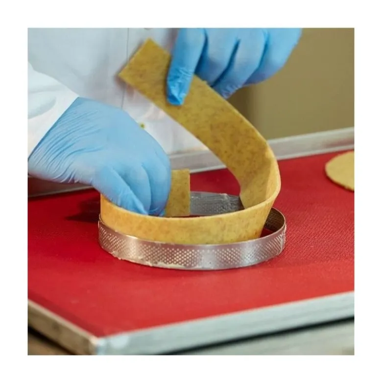 Cercle à tarte rond micro-perforé 19cm - Pavoni Italia