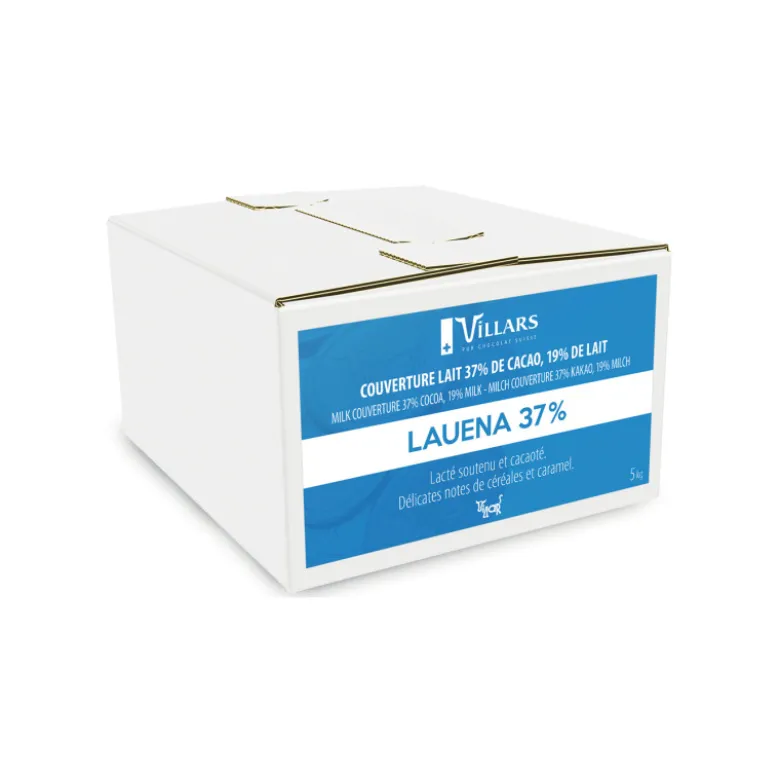 Chocolat au Lait en Pistoles Lauena 37% 5 kg - Villars