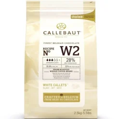 Chocolat Blanc 28% W2 2,5kg - Callebaut