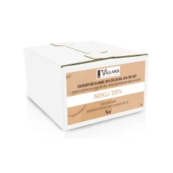 Chocolat Blond en Pistoles Nekli 28% 5 kg - Villars