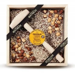 Chocolat à casser lait Noisettes du Piemont - Le Comptoir de Mathilde