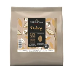 Chocolat de Couverture Blond Dulcey 35% 1kg - Valrhona