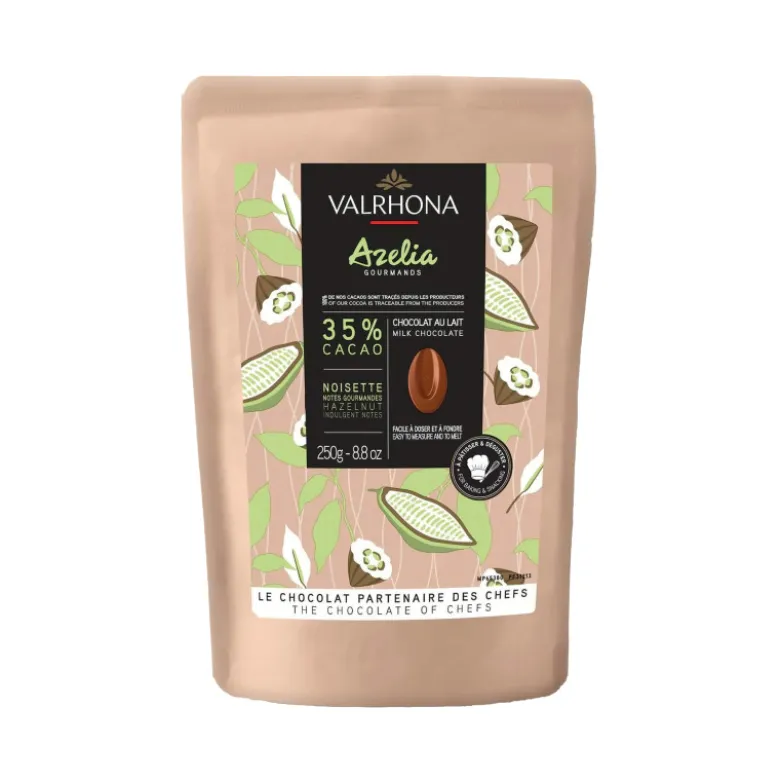 Chocolat de Couverture Lait Azelia 35% 250g - Valrhona