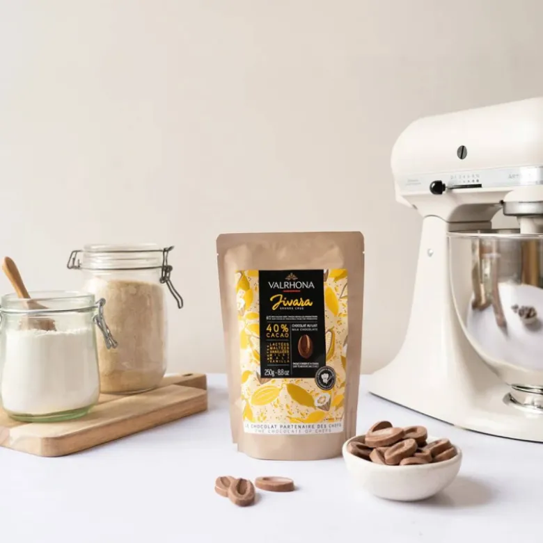 Chocolat de Couverture Lait Jivara 40% 250g - Valrhona