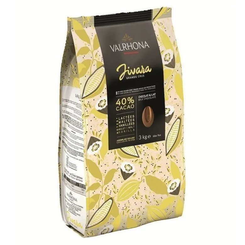 Chocolat de Couverture Lait Jivara 40% 3kg - Valrhona
