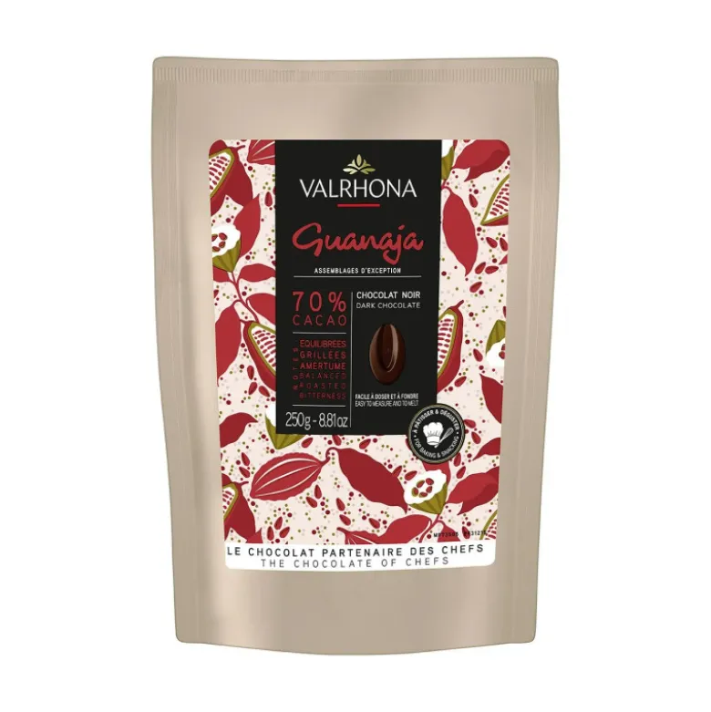 Chocolat de Couverture Noir Guanaja 70% 250g - Valrhona