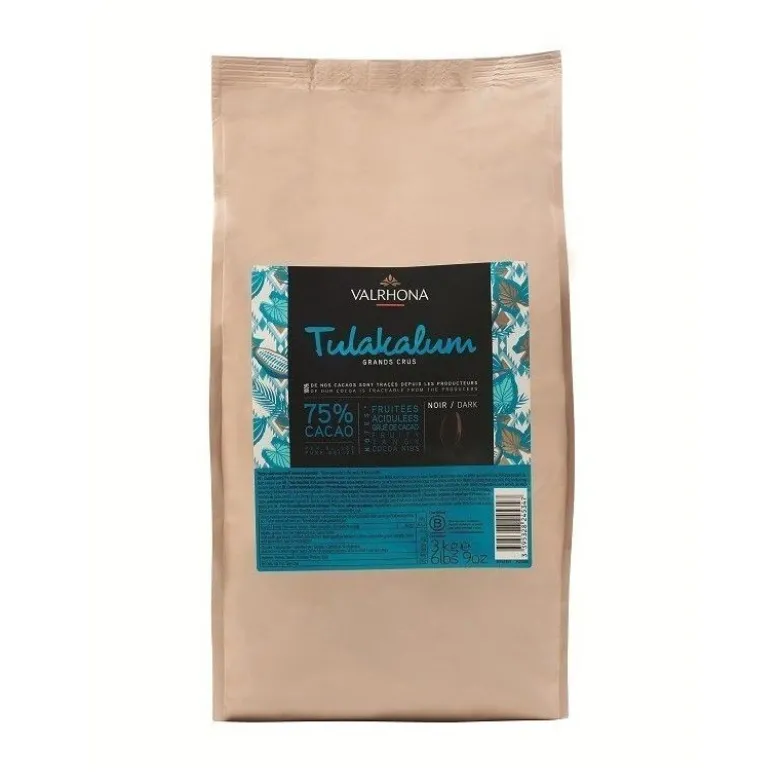 Chocolat de Couverture Noir Tulakalum 75% 3kg – Valrhona