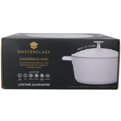 Cocotte fonte d'aluminium 28cm Lavande - MasterClass