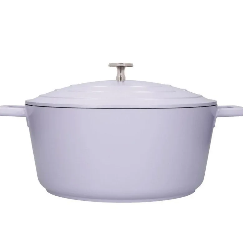 Cocotte fonte d'aluminium 28cm Lavande - MasterClass