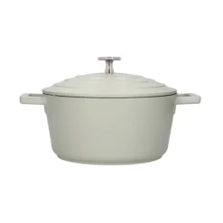 Cocotte fonte d'aluminium 20cm Menthe - MasterClass