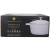 Cocotte fonte d'aluminium 28cm Menthe - MasterClass