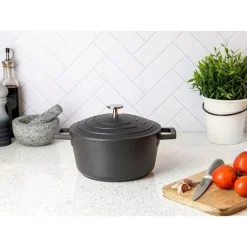 Cocotte fonte d'aluminium 20cm noir - MasterClass