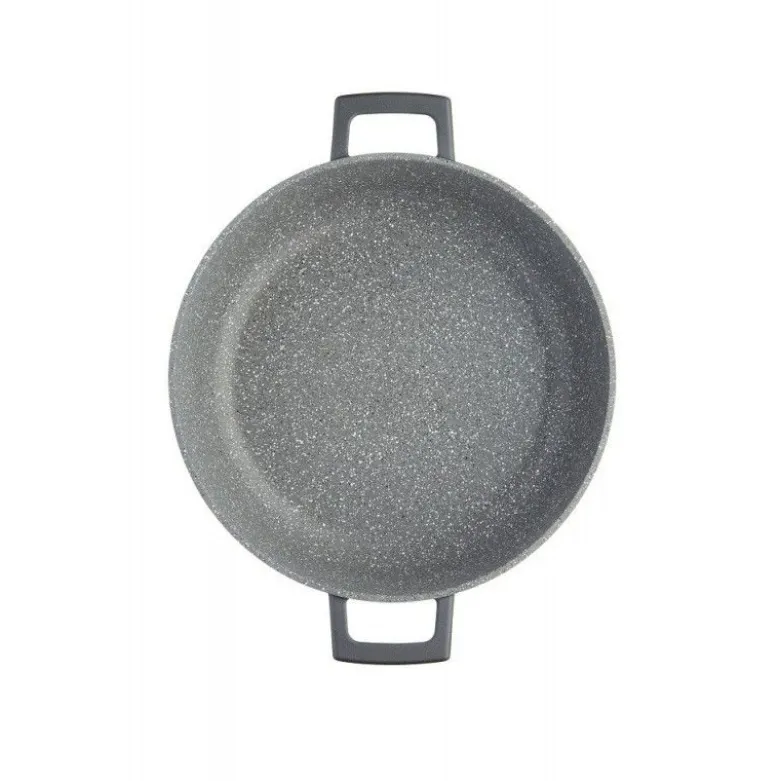 Cocotte fonte d'aluminium 24cm Noir - MasterClass