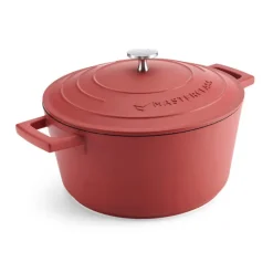 Cocotte fonte d'aluminium 24cm rouge - MasterClass