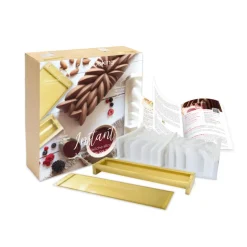 Coffret bûche instant - 3 moules de Noël avec insert - ScrapCooking
