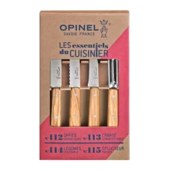 Coffret Couteaux de Cuisine et Éplucheur Olivier Les Essentiels - Opinel