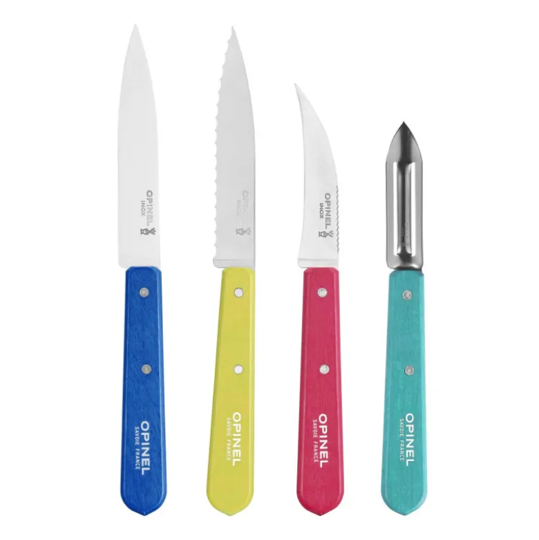 Coffret Couteaux de Cuisine et Éplucheur Pop 80 Les Essentiels - Opinel