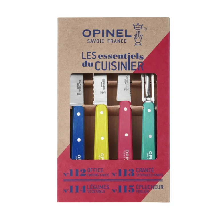 Coffret Couteaux de Cuisine et Éplucheur Pop 80 Les Essentiels - Opinel