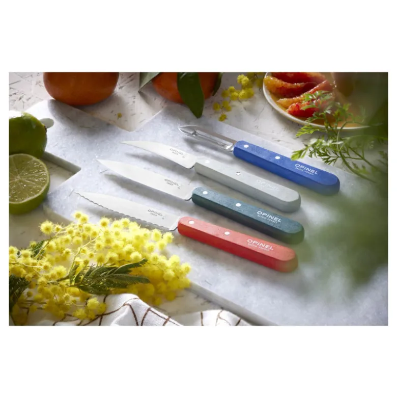 Coffret Couteaux de Cuisine et Éplucheur Primo Les Essentiels - Opinel