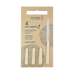 Coffret Couteaux de Table Charme Bon Appétit ! x4 - Opinel