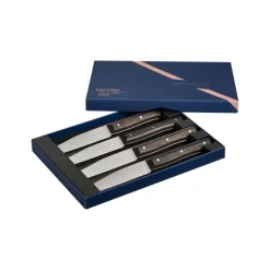 Coffret Couteaux de Table Frêne Sombre x4 Facette - Opinel