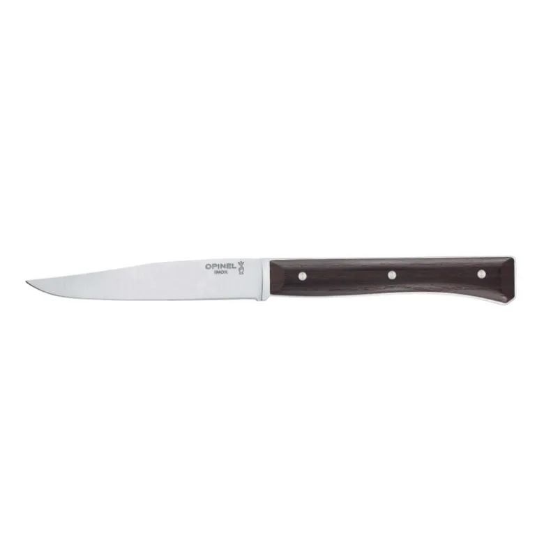 Coffret Couteaux de Table Frêne Sombre x4 Facette - Opinel