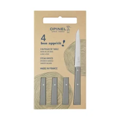 Coffret Couteaux de Table Gris Bon Appétit ! x4 - Opinel