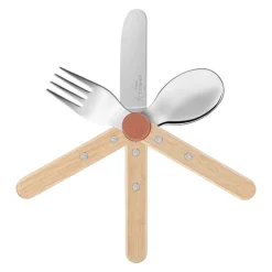 Coffret Couverts pour Enfant Corail Le Petit Gourmet - Opinel