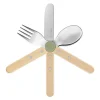 Coffret Couverts pour Enfant Vert Olive Le Petit Gourmet - Opinel